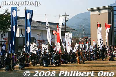A final salute, Ishida's forces.
Keywords: gifu sekigahara battle festival matsuri samurai 