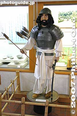 Fuwa-no-seki Museum's model of an ancient warrior
Keywords: gifu sekigahara-cho