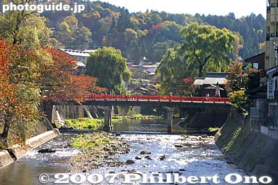 Nakahashi Bridge over Miyagawa River 宮川に掛かる中橋
Keywords: gifu takayama river