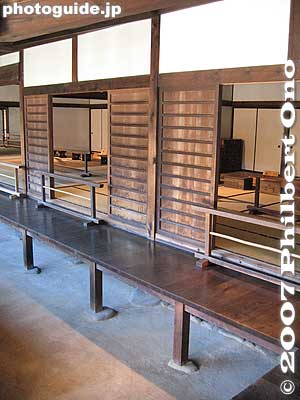 View of Administrator's office from the veranda
Keywords: gifu takayama jinya government house tatami