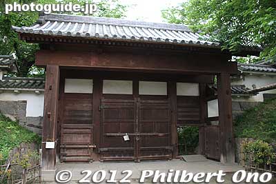 Tatebayashi Castle's Dobashi Gate was at the Sannomaru keep. 土橋門
Keywords: gunma tatebayashi jonuma castle gate