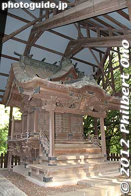 Hachiman Shrine on Tatebayashi Castle's Honmaru. Gunma.
Keywords: gunma tatebayashi jonuma japancastle hachiman shrine honmaru