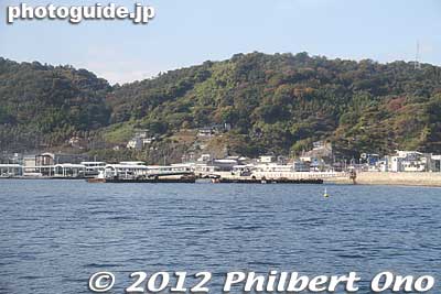 Approaching Etajima's Koyo Port. 
Keywords: hiroshima etajima island