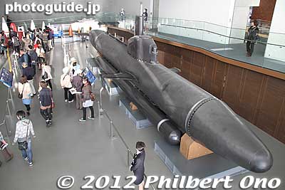 Midget submarine.
Keywords: hiroshima kure battleship yamato museum maritime boat