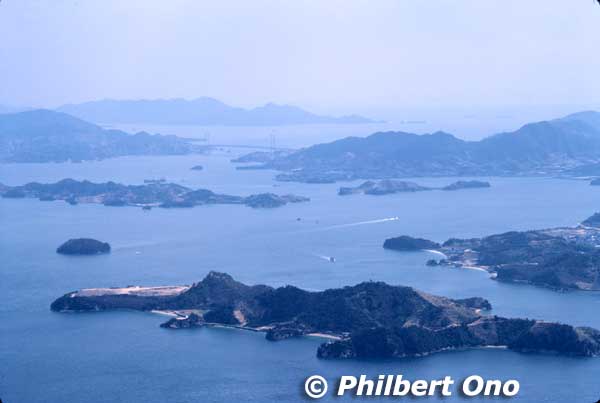 View of Seto Inland Sea from Mt. Fudekage in Mihara, Hiroshima.
Keywords: hiroshima mihara fudekage seto naikai inland sea