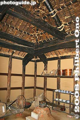 Inside Mitobe house. [url=http://www.funkawan.net/knnkan.html]Web site[/url] 旧三戸部家住宅
Keywords: hokkaido date rekishi no mori park history museum thatched roof famer house minka