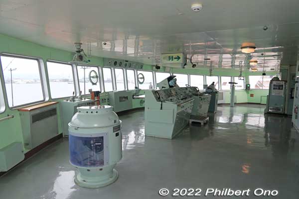 Mashu Maru bridge is also open to visitors on the 4th floor.
Keywords: Hokkaido Hakodate Mashu Maru ferry boat