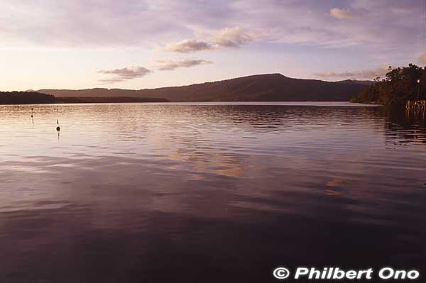 Lake Akan at sunset.
Keywords: hokkaido kushiro lake akan japanlake japannationalpark