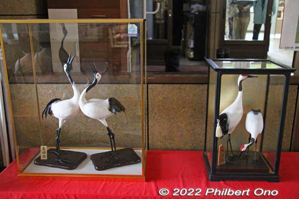 Crane dolls.
Keywords: Hokkaido Kushiro Japanese red-crowned Crane Reserve