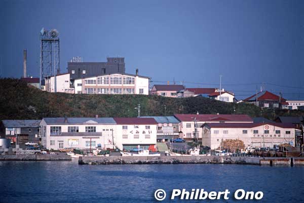 Rishiri's Oshidomari Port. 鴛泊港
Keywords: Hokkaido Rishiri island