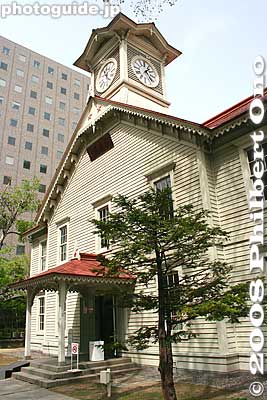 Keywords: hokkaido sapporo clock tower important cultural property historic building