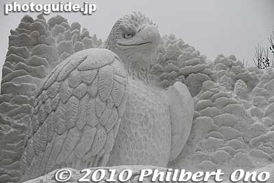 Steller's sea eagle オオワシ
Keywords: hokkaido sapporo snow festival ice sculptures 