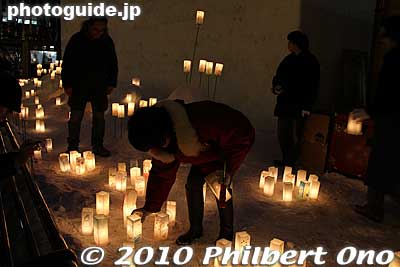 Candle lights
Keywords: hokkaido sapporo snow festival ice sculptures 