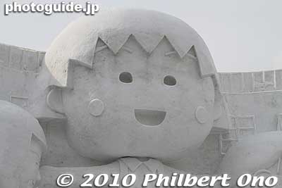 Chibi Maruko-chan
Keywords: hokkaido sapporo snow festival ice sculptures statue 