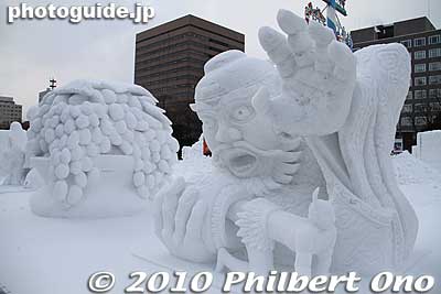 Ghost Warrior Zhong Kui by Hong Kong.
Keywords: hokkaido sapporo snow festival sculptures statue 