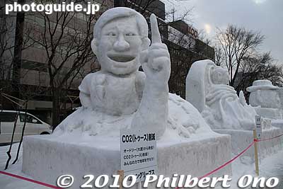 Keywords: hokkaido sapporo snow festival sculptures statue 