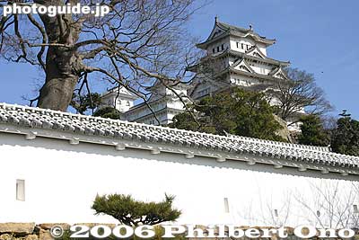 View from the right of Hishi Gate
Keywords: hyogo prefecture himeji castle national treasure