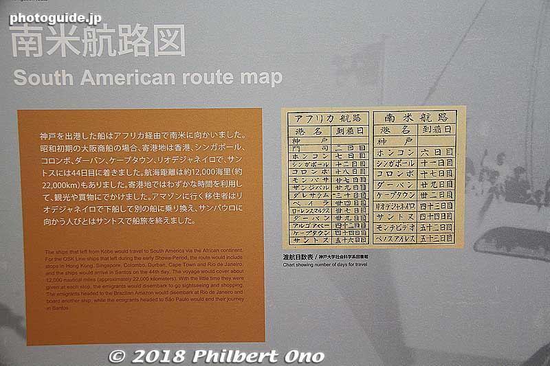 It took over 50 days to travel from Japan to South America.
Keywords: kobe chuo-ku immigration emigration center