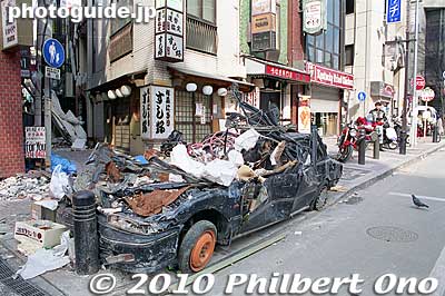 Crushed car
Keywords: hyogo kobe sannomiya hanshin earthquake 