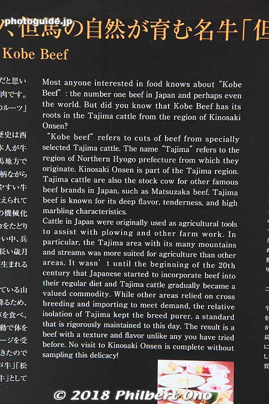 Aboit Tajima beef and Kobe beef.
Keywords: hyogo toyooka kinosaki onsen hot spring spa