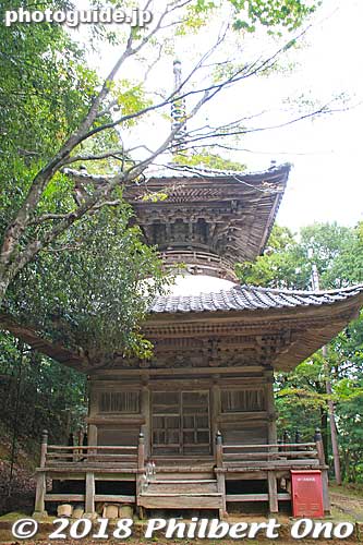 Onsenji Temple's Tahoto pagoda.
Keywords: hyogo toyooka kinosaki onsen hot spring spa buddhist temple japantemple