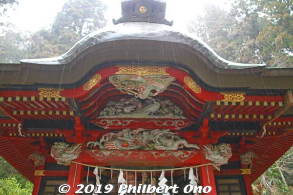Haiden worship hall. 拝殿
Keywords: ibaraki kitaibaraki hanazono shrine