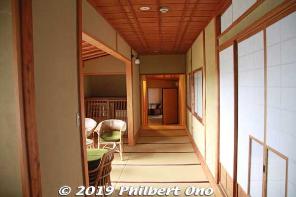Main corridor inside Yokoyama Taikan Memorial Hall.
Keywords: ibaraki kitaibaraki izura coast hotel