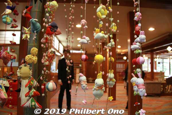 Lobby with Hina Matsuri decorations.
Keywords: ibaraki kitaibaraki izura coast hotel