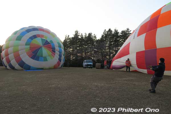 Keywords: Ibaraki Koga Kubo Park hot air balloons