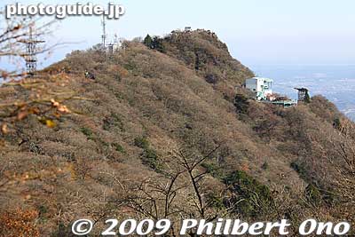 Mt. Nyotai as seen from Mt. Nantai on Mt. Tsukuba.
Keywords: ibaraki mount mt. tsukuba 