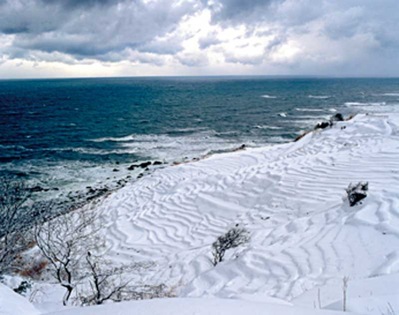 Senmaida in winter.
写真提供：©石川県観光連盟
Keywords: ishikawa Wajima noto hanto peninsula rice paddies terraced