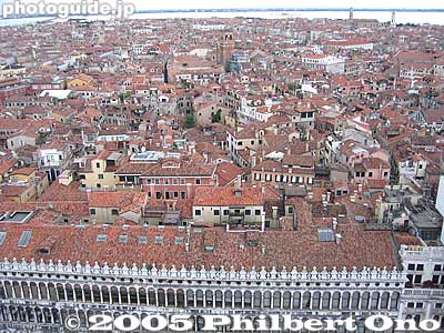 View from Campanile　鐘楼からの風景
Keywords: Italy Venice Venezia