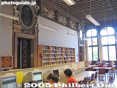 University of Venice library　ヴェネツィア大学の図書室
Keywords: Italy Venice Venezia university