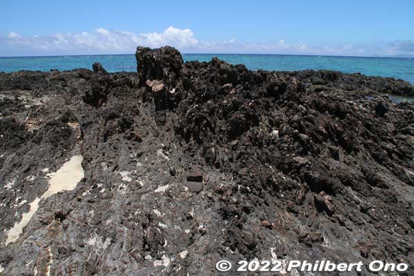 Keywords: kagoshima amami oshima resort hotel beach lava rock