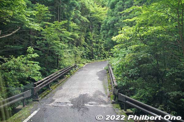 Mountain road got very narrow. This bridge was narrow too.
Keywords: Kagoshima Yakushima