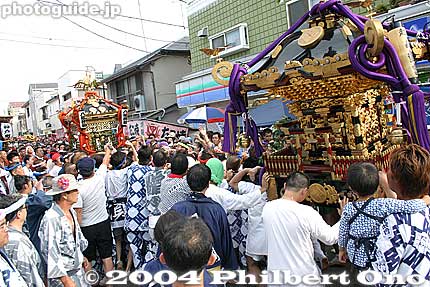 Keywords: kanagawa, kamakura, tenno-sai matsuri, festival, mikoshi