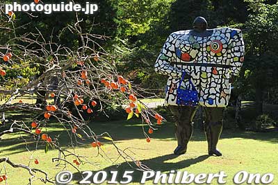 This giant piece is titled, "Miss Black Power" by French artist Niki de Saint Phalle in 1968.
Keywords: kanagawa hakone open air museum japansculpture art
