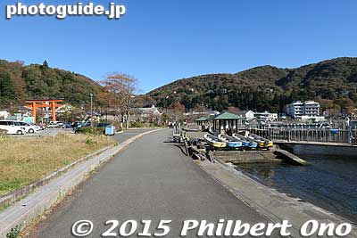 Boats for rent.
Keywords: kanagawa moto hakone lake ashi