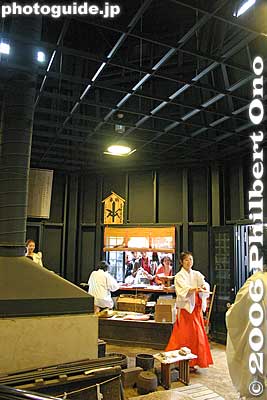 Inside Kanayama Shrine
Keywords: kanagawa kawasaki kanayama jinja shrine phallus penis kanamara matsuri festival