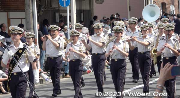 Leading the parade was a brass band by the Japan Ground Self-Defense Force Music Corps.
Keywords: Kanagawa Odawara Hojo Godai Matsuri Festival samurai parade