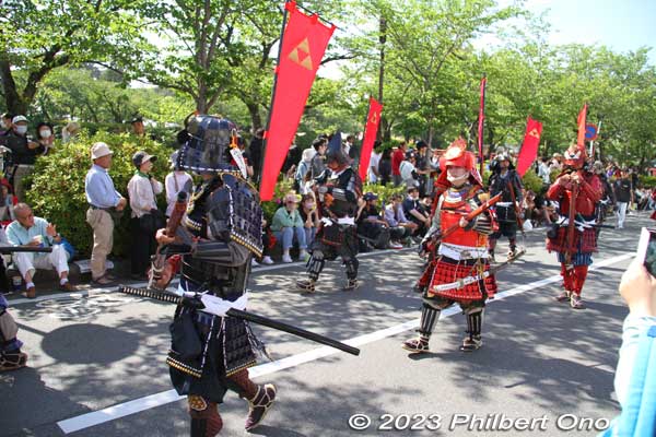 Handmade samurai armor and costumes.
Keywords: Kanagawa Odawara Hojo Godai Matsuri Festival samurai parade