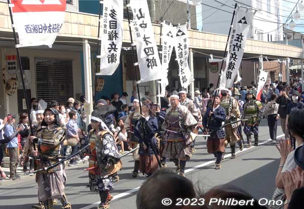 Odawara city employees.
Keywords: Kanagawa Odawara Hojo Godai Matsuri Festival samurai parade