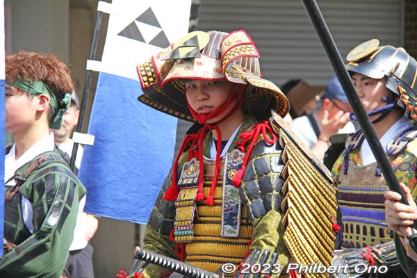 Hōjō Choko (Gen'an), second and youngest son of Hōjō Sōun. 北条長綱隊  国際医療福祉大学
Keywords: Kanagawa Odawara Hojo Godai Matsuri Festival samurai parade japansamurai