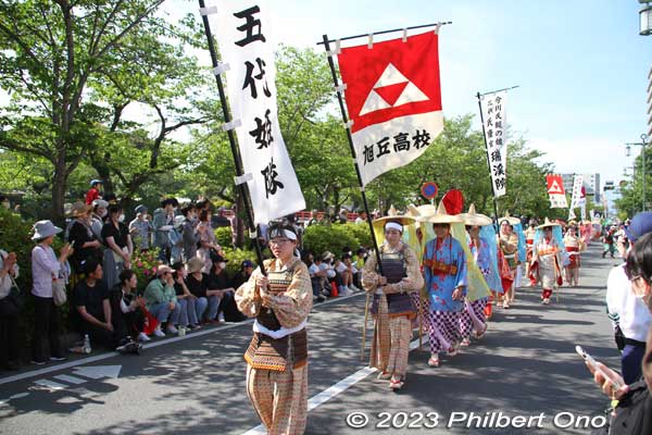 Wives of Odawara Castle Hojo lords. 北条五代姫隊
Keywords: Kanagawa Odawara Hojo Godai Matsuri Festival samurai parade