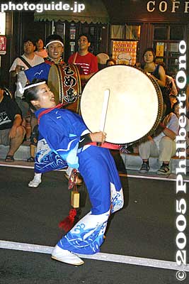Woman drummer
Keywords: kanagawa yamato awa odori dance