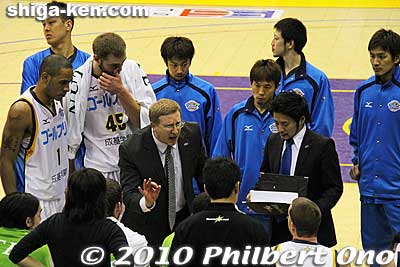 Coach Robert Pierce
Keywords: kanagawa yokohama tokyo apache shiga lakestars basketball game bj league 