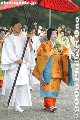 Keywords: kyoto aoi matsuri festival heian kimono
