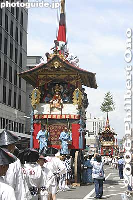 There are nine of these giant hoko floats.
Keywords: kyoto gion matsuri festival float