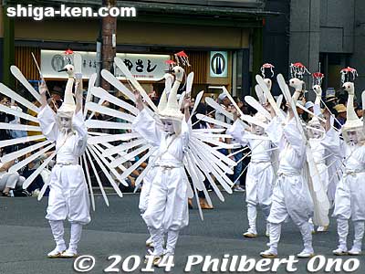 Heron dancers
Keywords: kyoto gion ato matsuri festival Hanagasa Parade