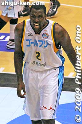 Shiga Lakestars Gary Hamilton #2
Keywords: kyoto hannaryz pro basketball game bj-league shiga lakestars 